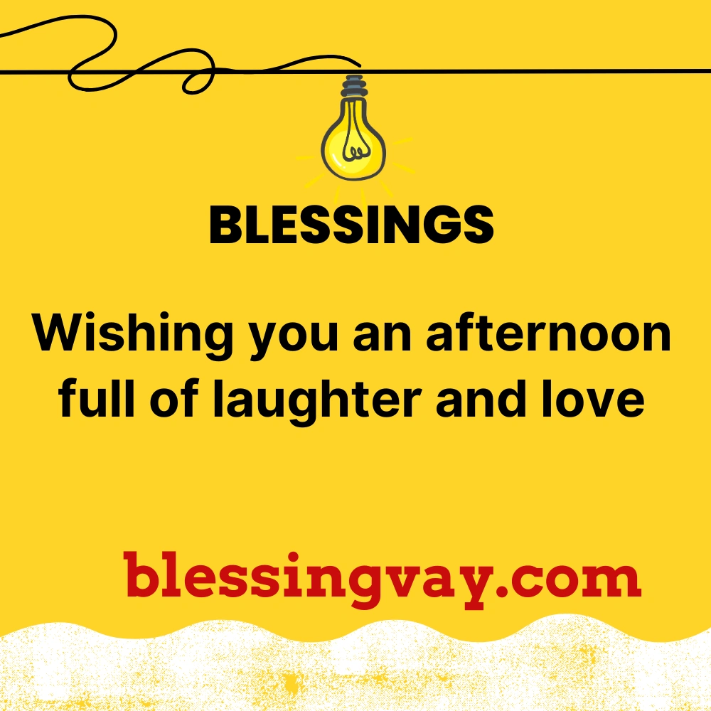 Good Afternoon Blessings for Family