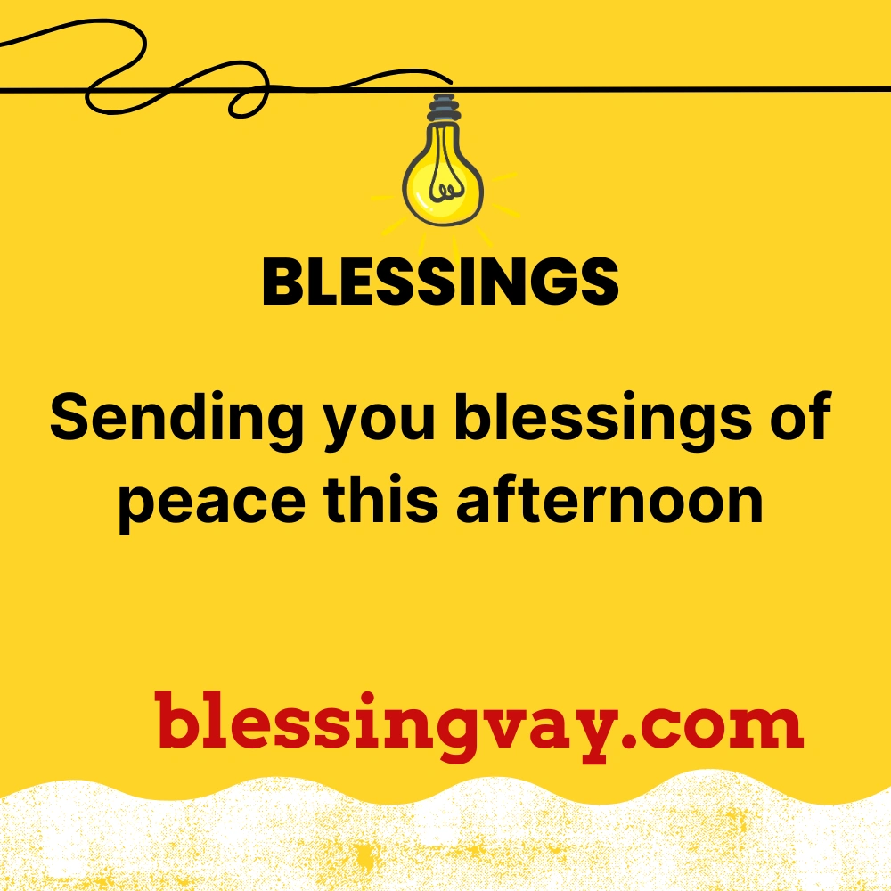 Religious Good Afternoon Blessings