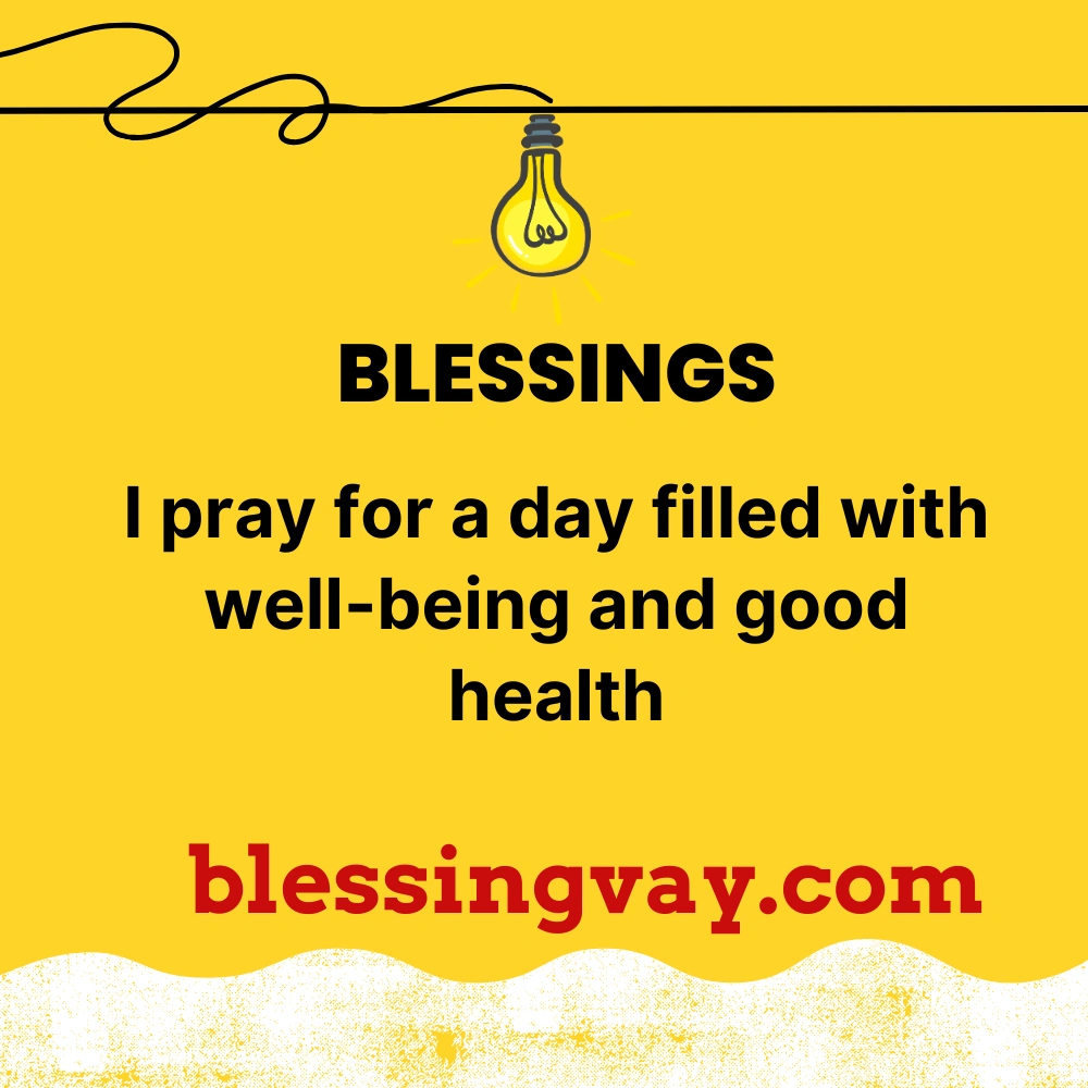 Wednesday Morning Blessings for Health and Wellness