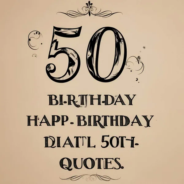50th Birthday Quotes
