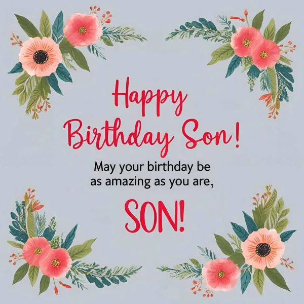 Happy Birthday Son