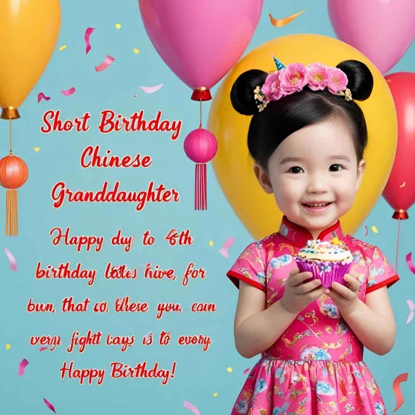 Short Birthday Wishes for Granddaughter