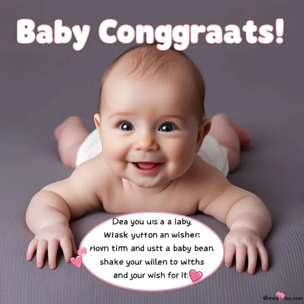 baby congrats message