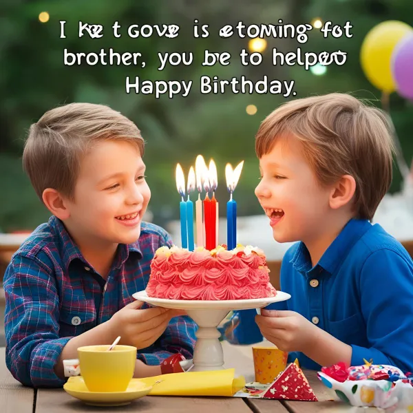 birthday message for brother