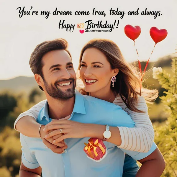 Romantic Birthday Wishes for  Husband
