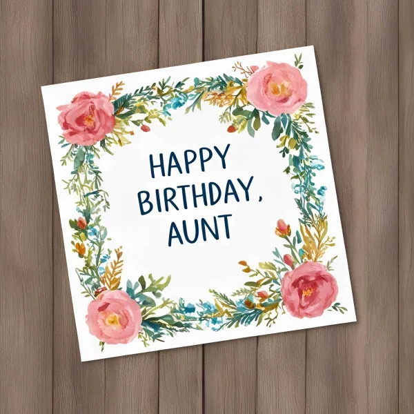Happy Birthday Aunt
