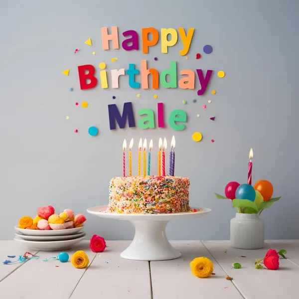 happy birthday male
