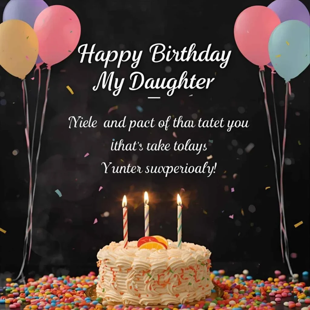 happy birthday daughter wishes