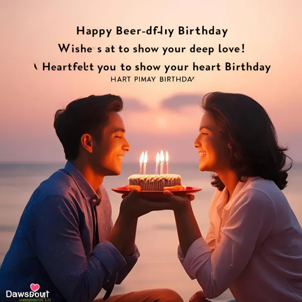 Heartfelt Birthday Wishes to Show Your Deep Love