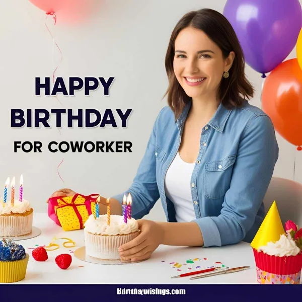 Happy Birthday Wishes for Coworker