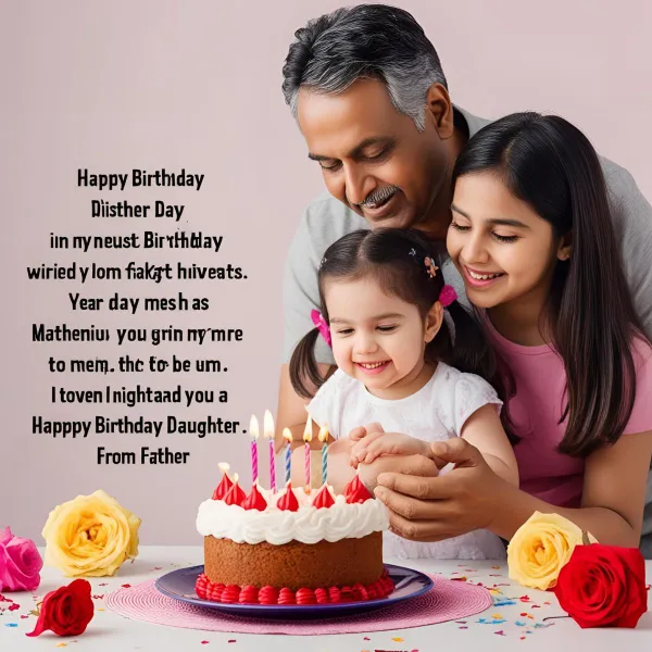 heart touching birthday wishes for daughter from father