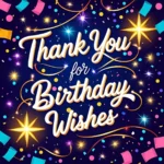 Thank You for Birthday Wishes