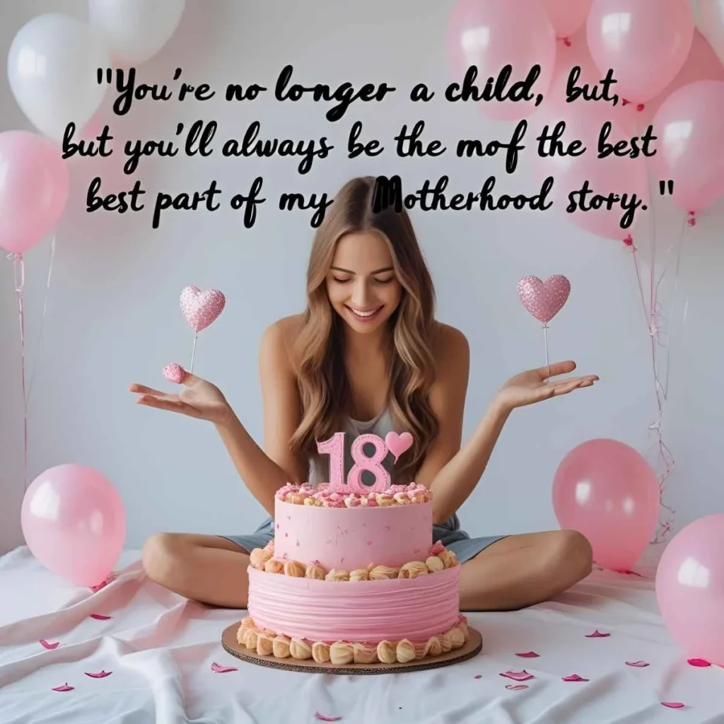 Emotional 18th Birthday Wishes for Daughter from Mom