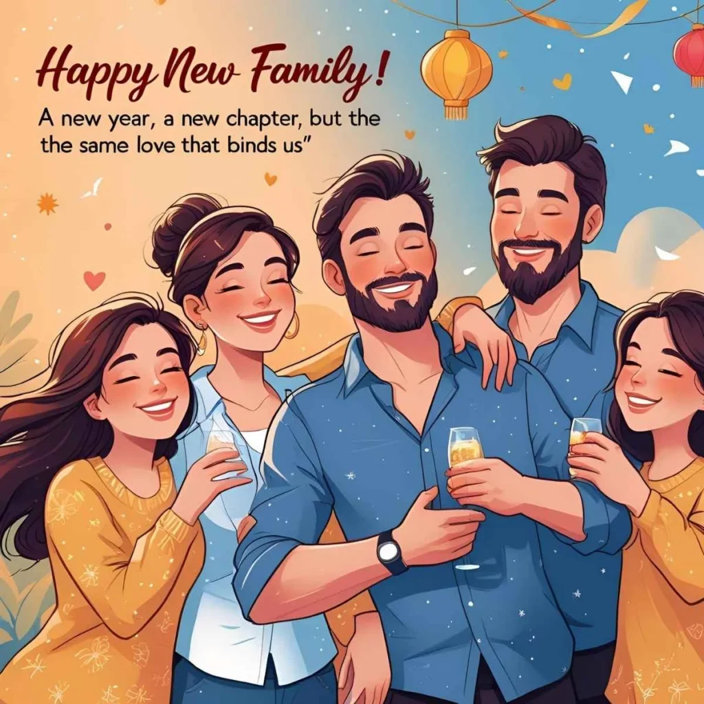 Family Happy New Year Wishes