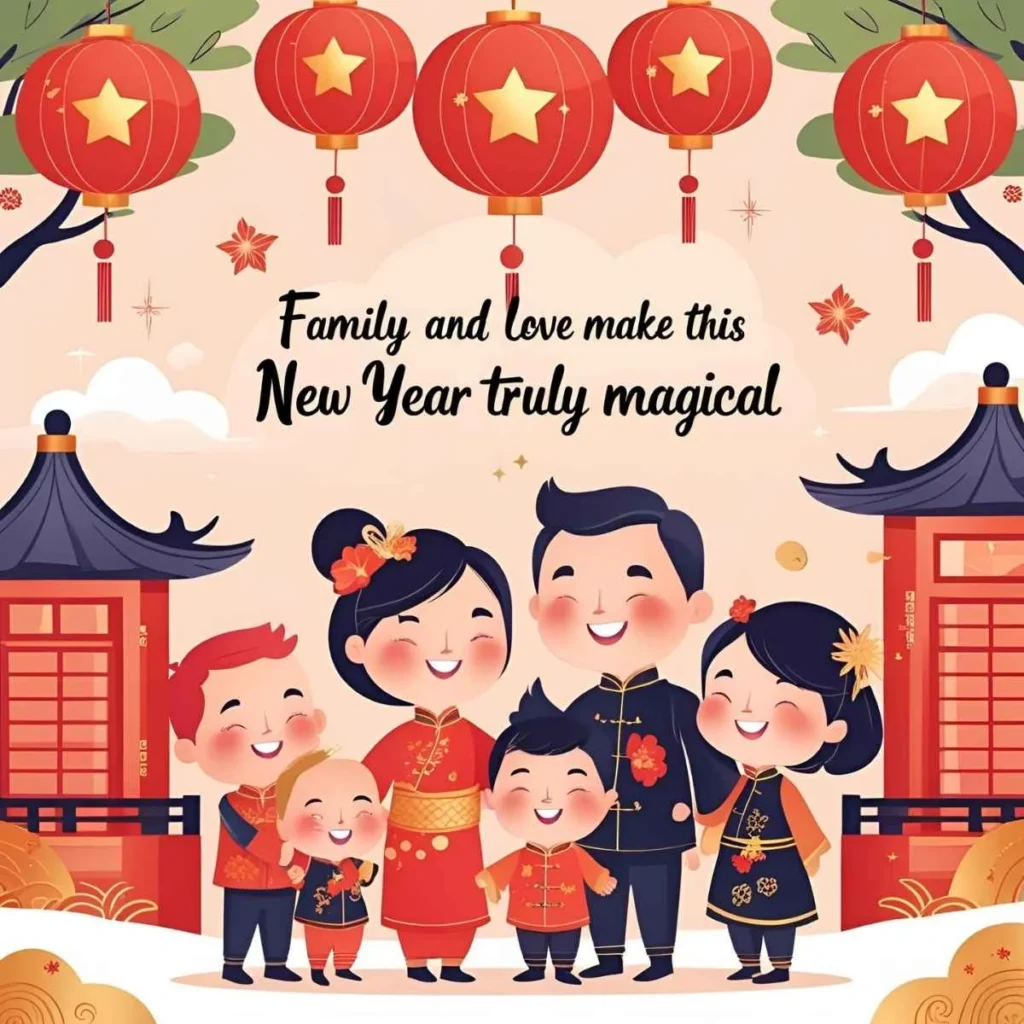 Family Happy New Year Wishes