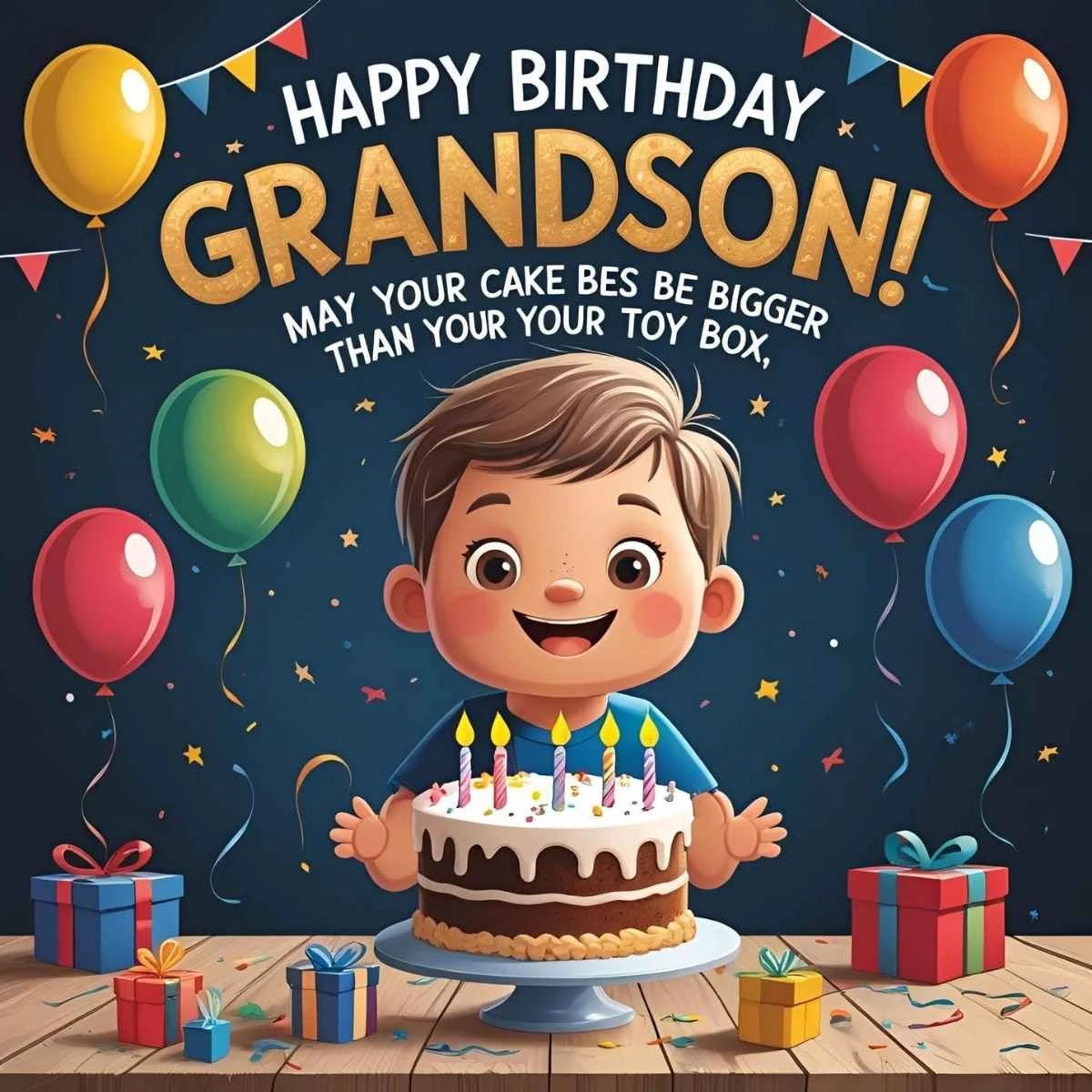 happy birthday grandson funny