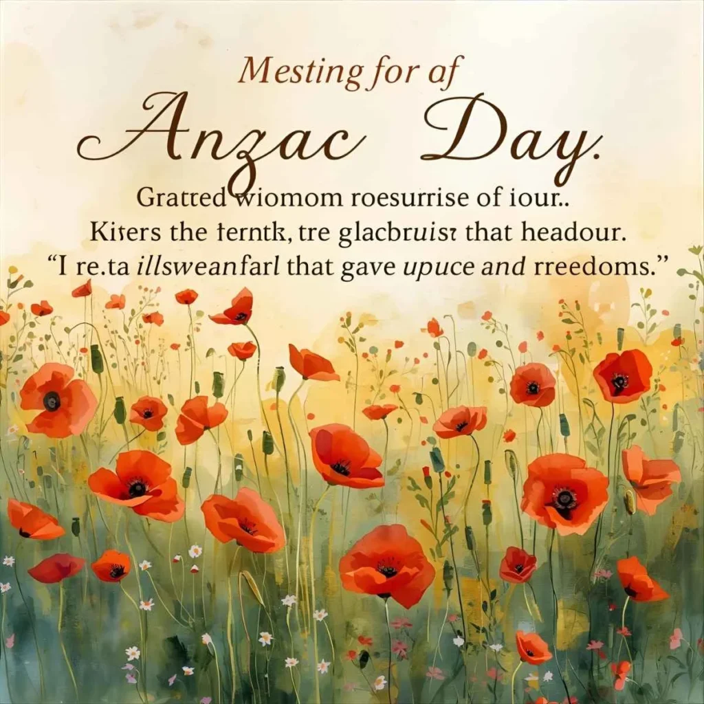 Anzac Day Messages 