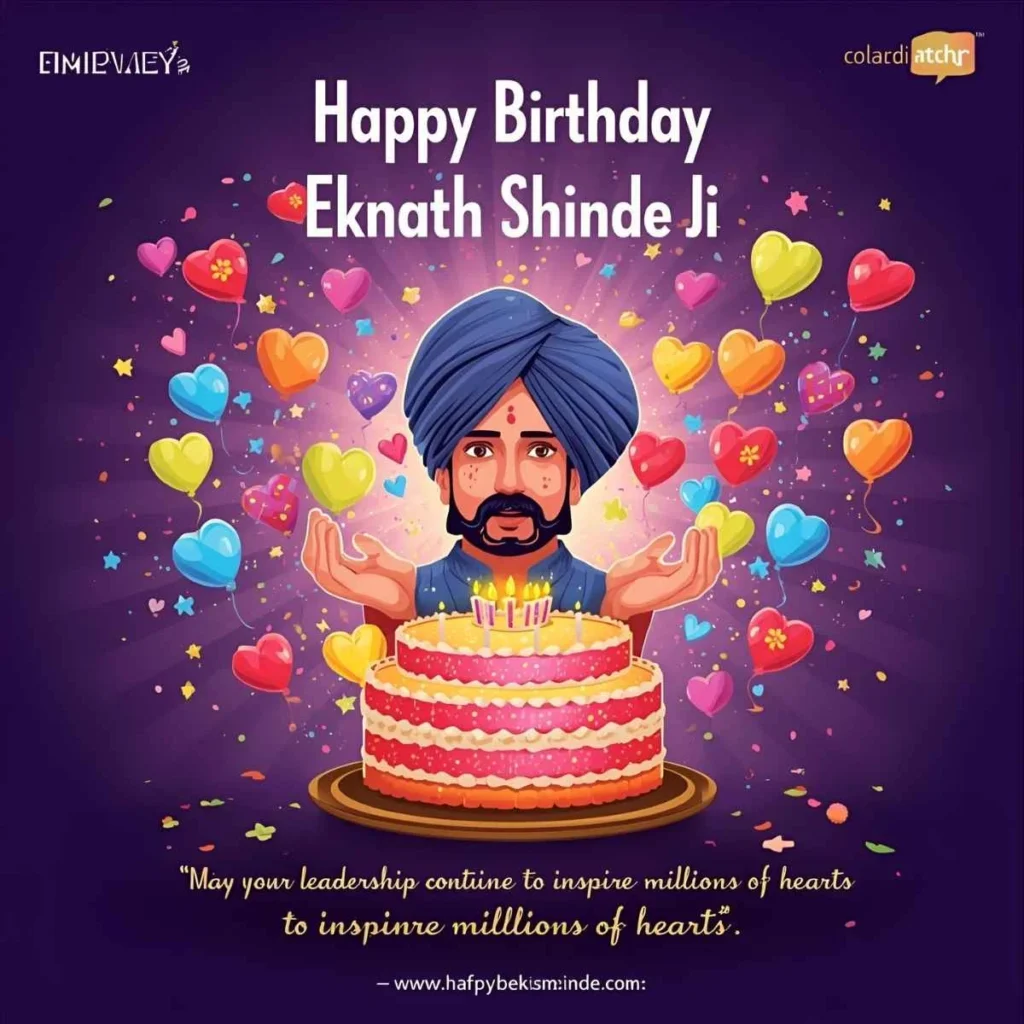 Birthday Messages for Eknath Shinde Ji