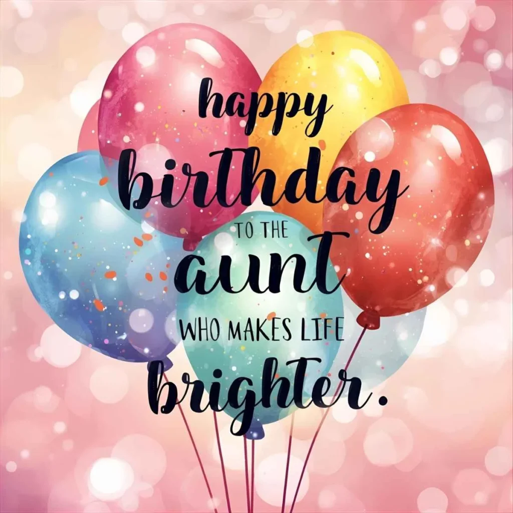 Birthday Wishes for Aunt