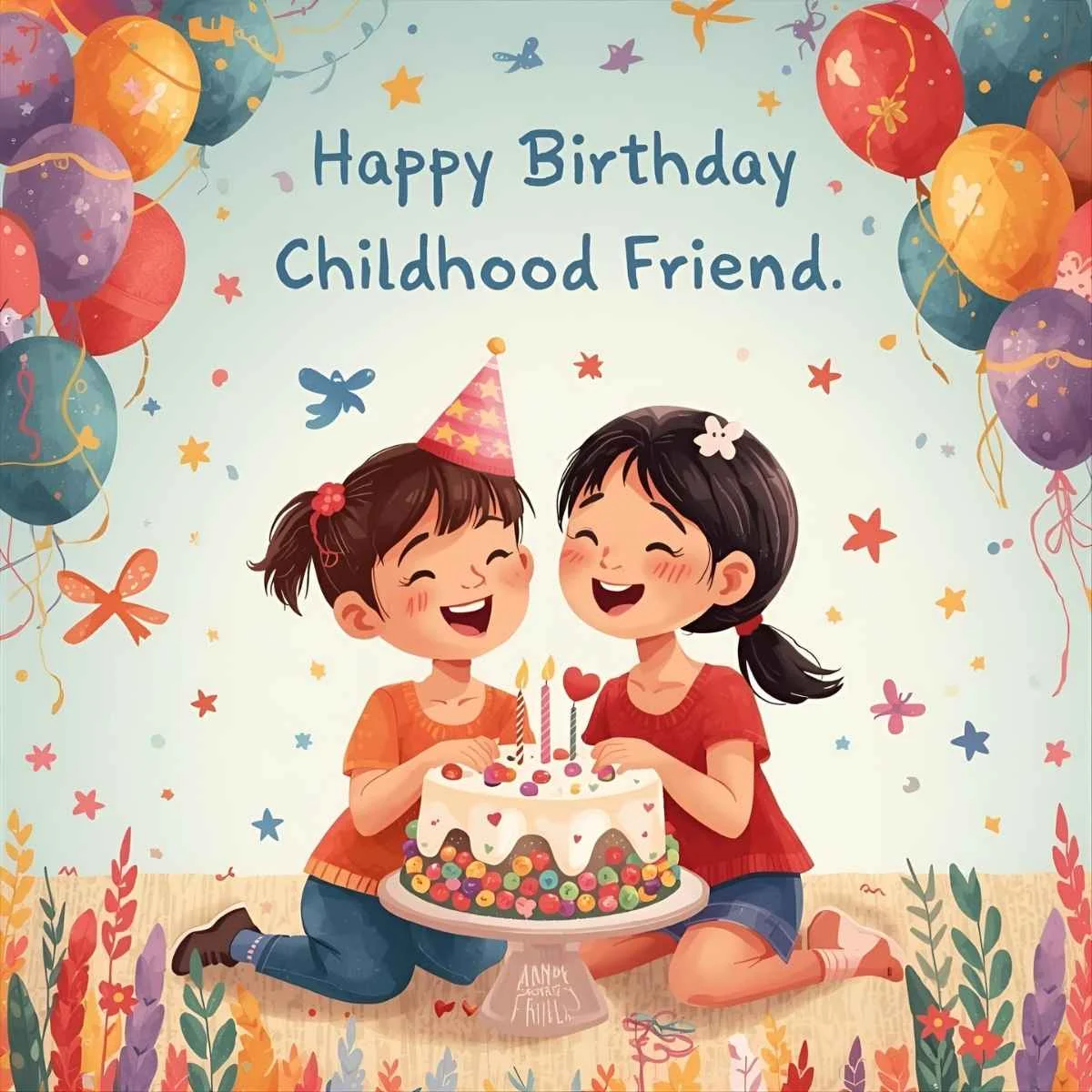 Birthday Wishes for Childhood Friend