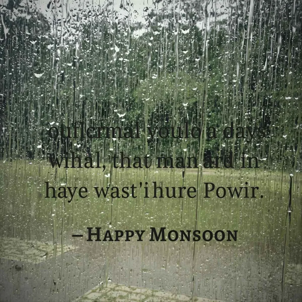 Happy Monsoon Quotes