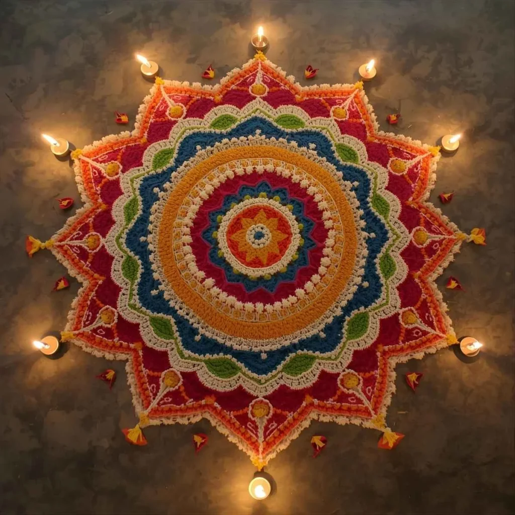Rangoli Wishes for Diwali