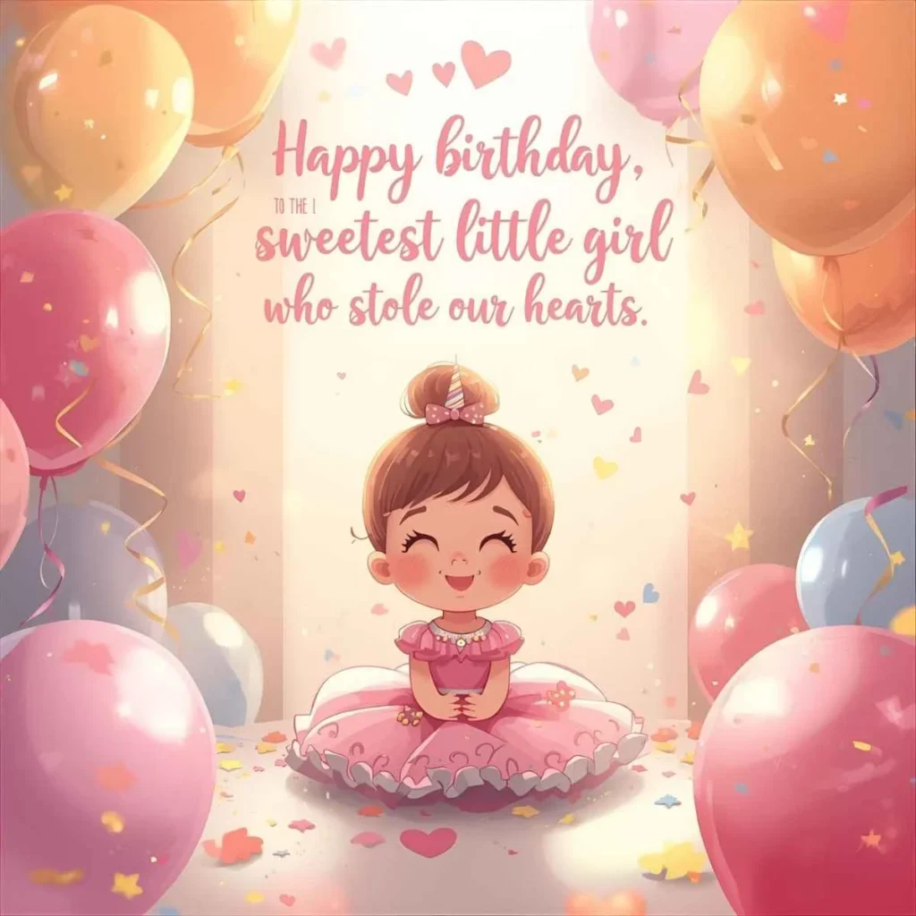 1st Birthday Wishes for Niece