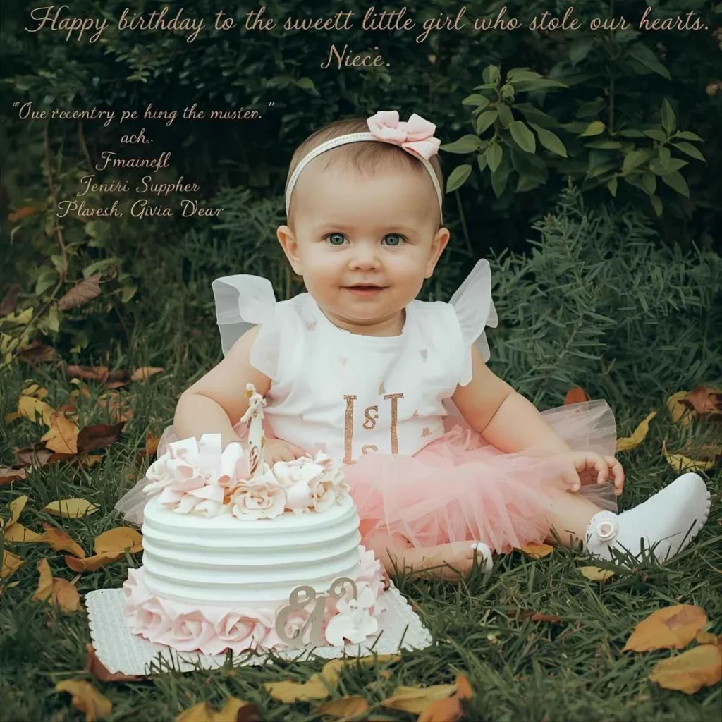 1st Birthday Wishes for Niece