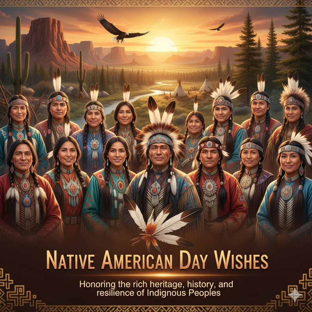 Native American Day Wishes