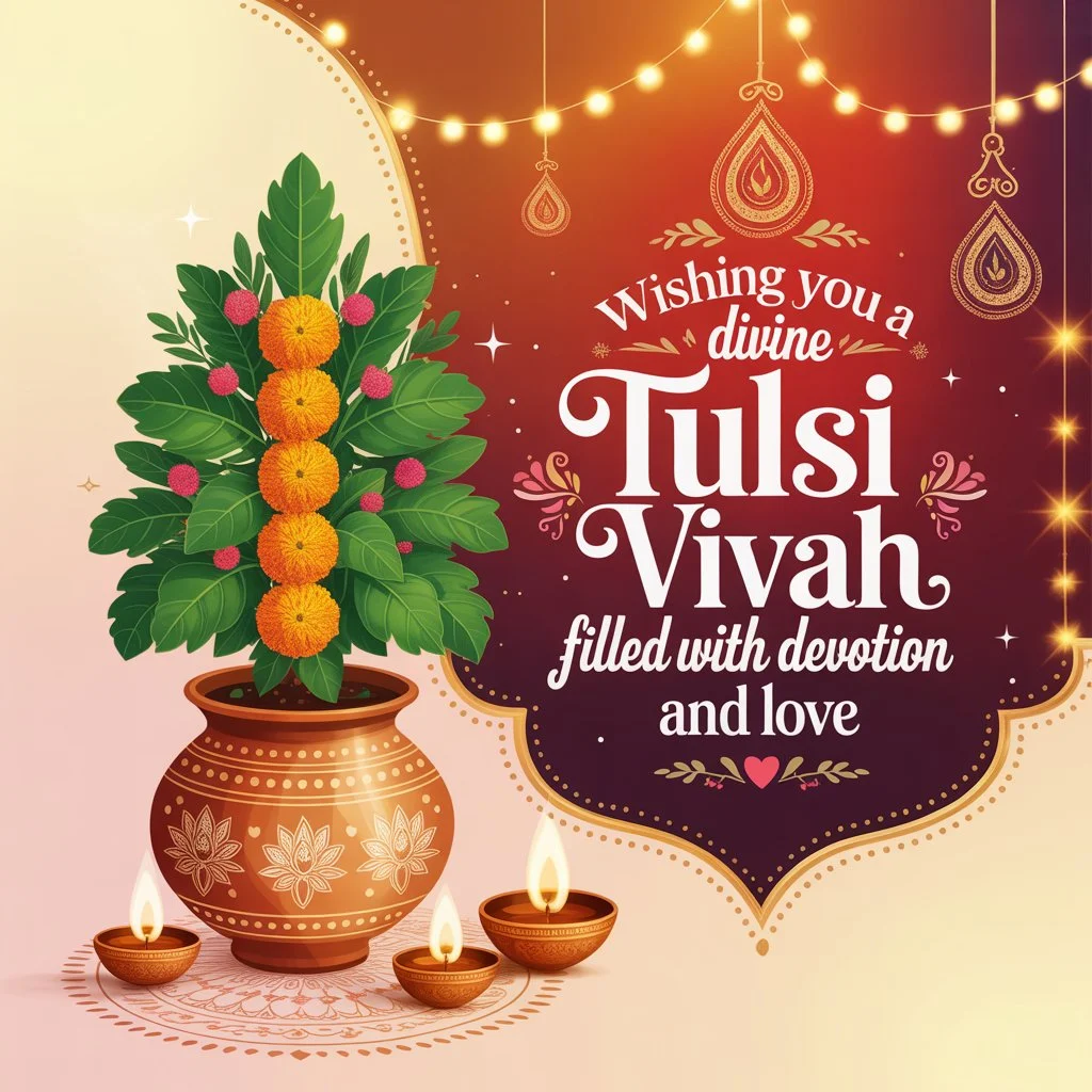Shubh Tulsi Vivah Wishes