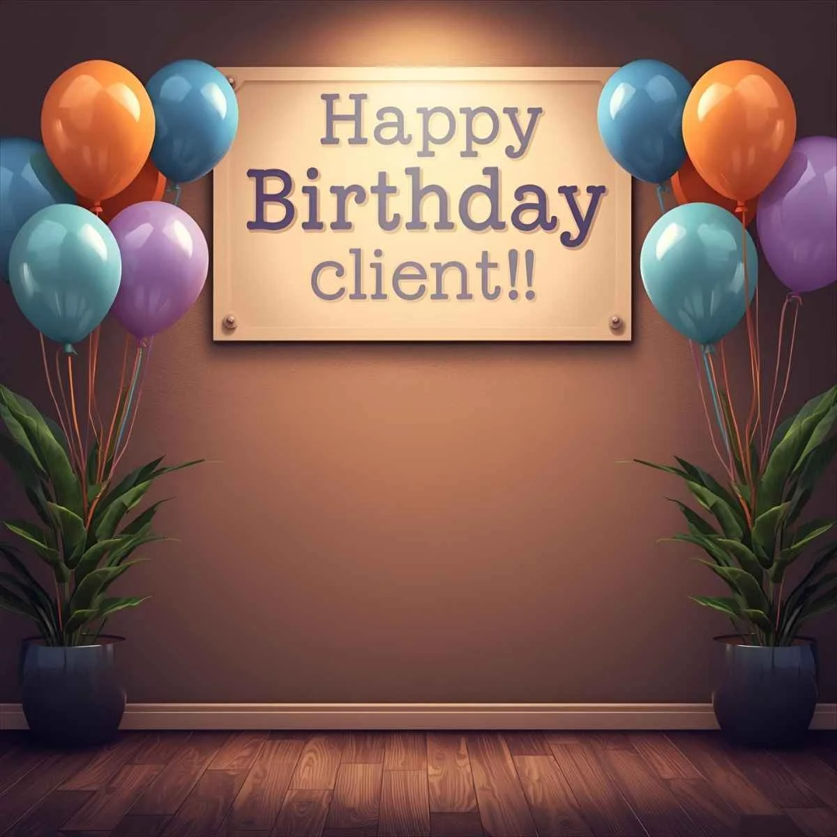 Birthday for Client Wishes
