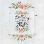 Birthday Wishes for Boss Lady