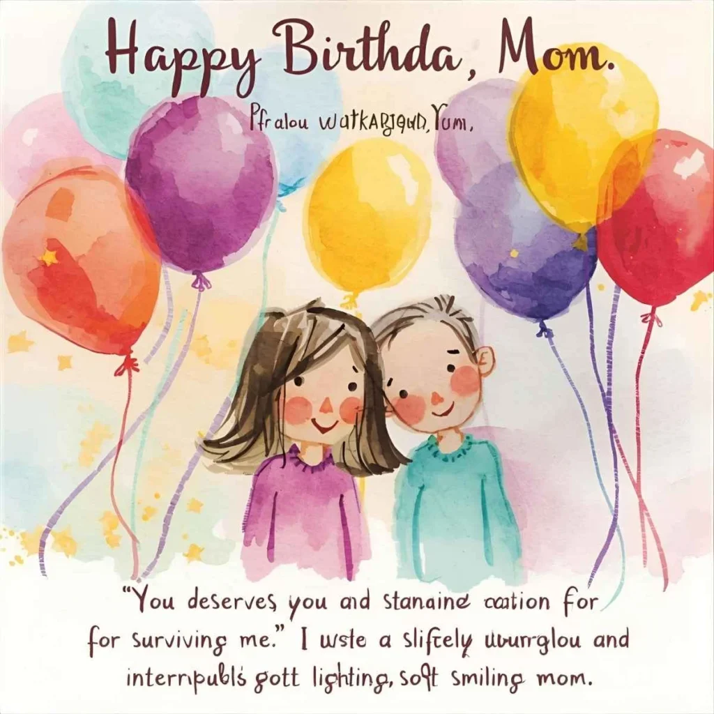 funny happy birthday mom from daughter