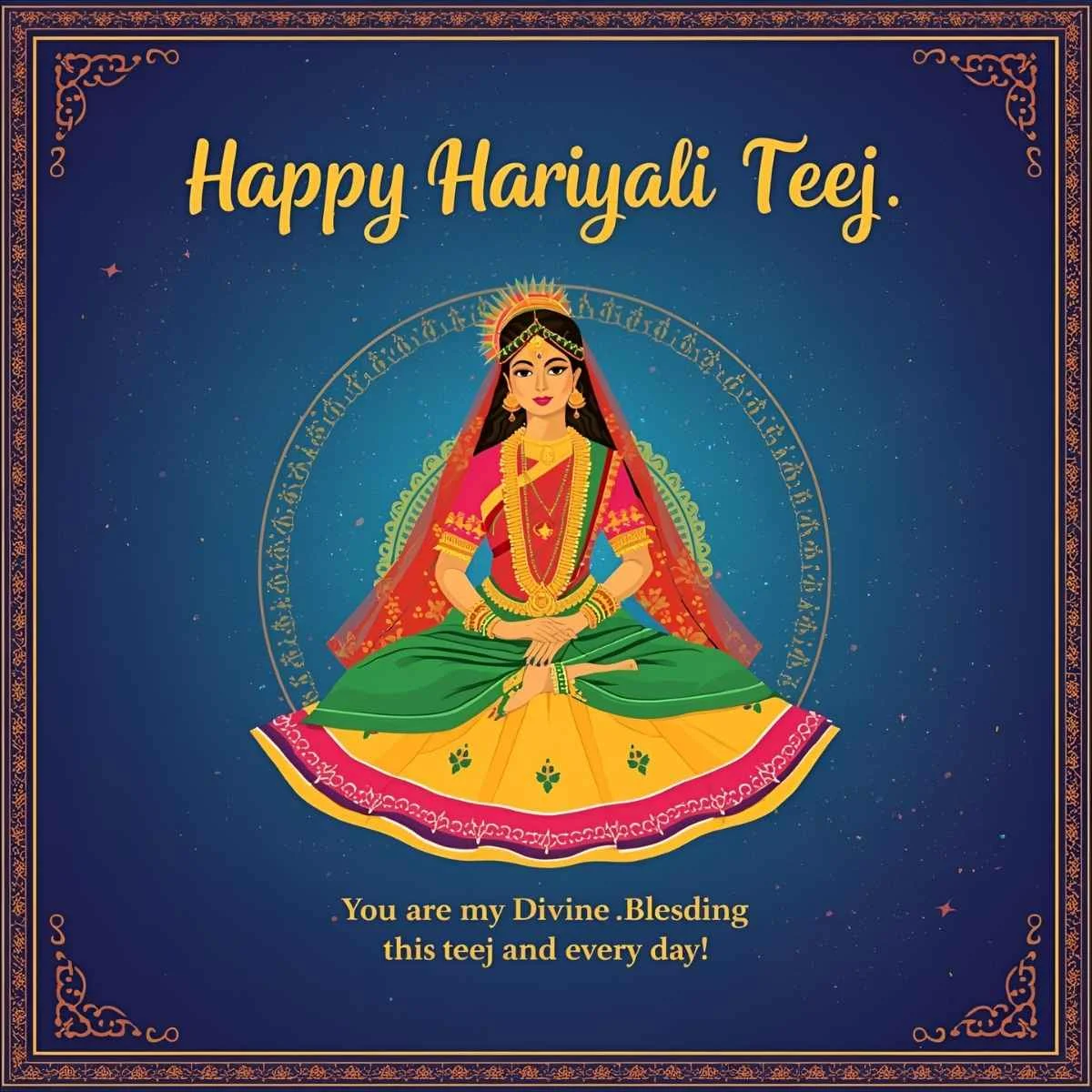 Happy Hariyali Teej Wishes