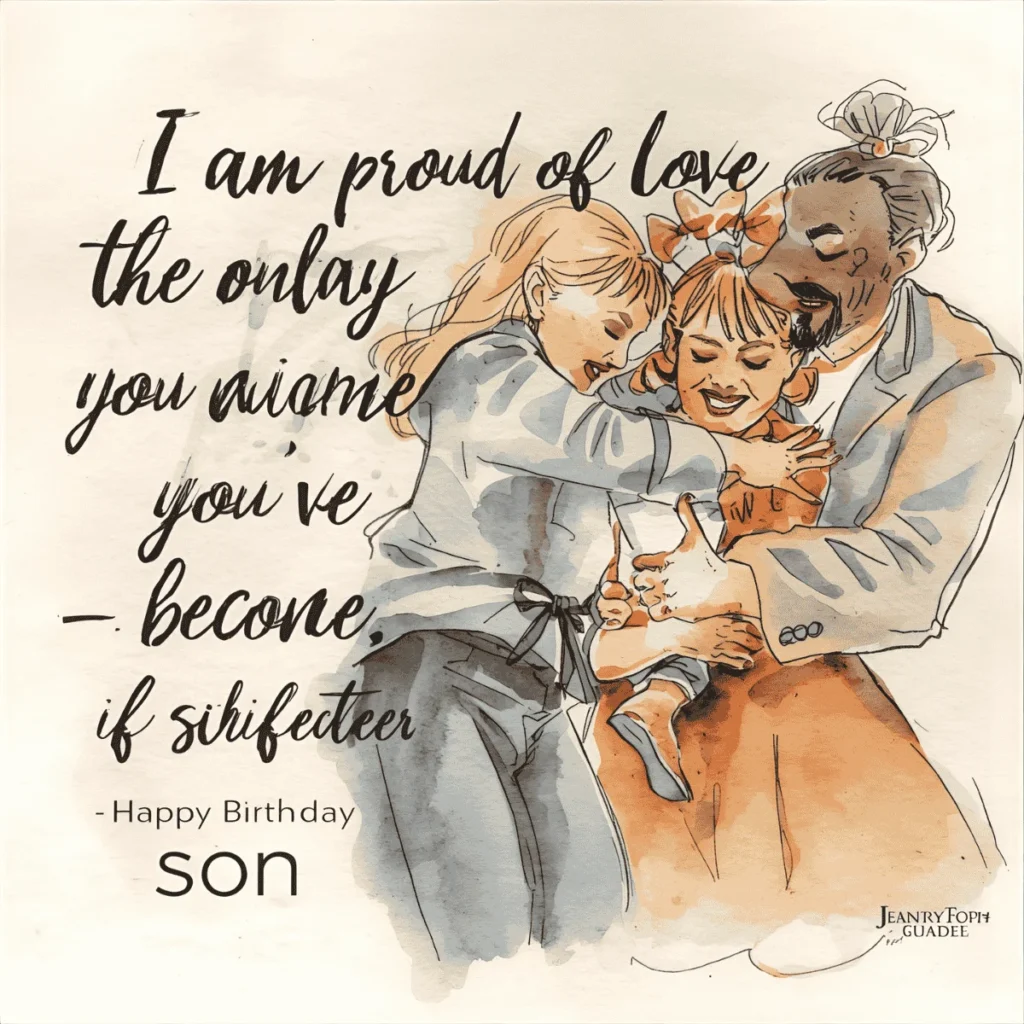 heart touching birthday quotes for son